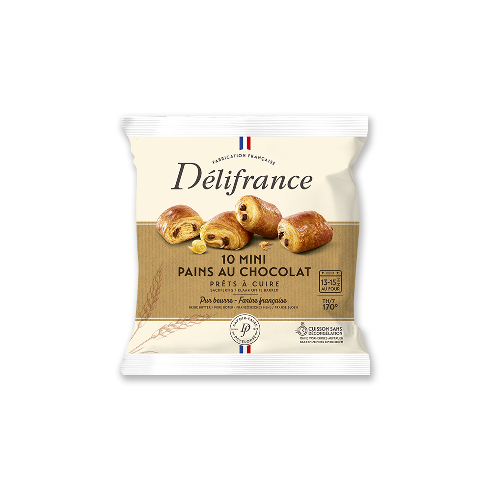 [S3258] 10 mini pain au chocolat burro 25g  CONSUMER PACK - S3258
