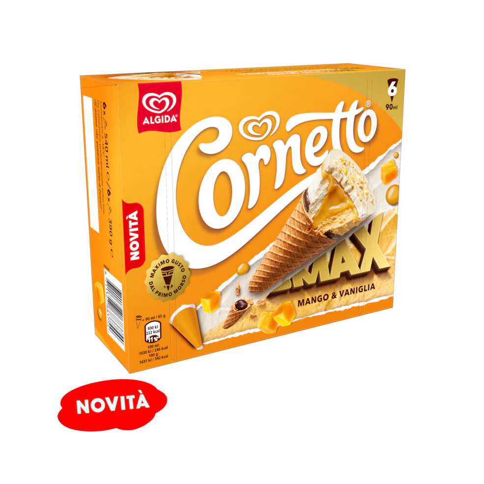 [68130] 68130 - CORNETTO MAX - MANGO & VANIGLIA