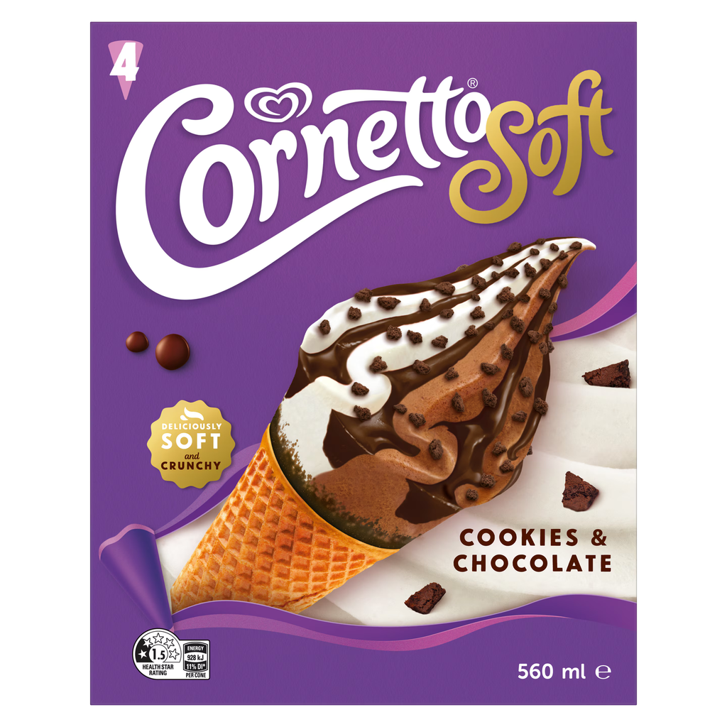 [53699] 53699 - CORNETTO SOFT COOKIE & CHOCOLATE LIMITED EDITION 24pz