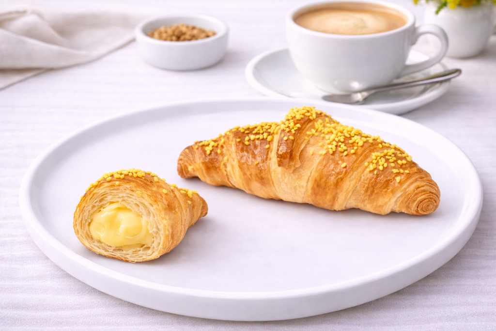 56412 - Mini Croissant Crema Pasticcera (45g*90pz)