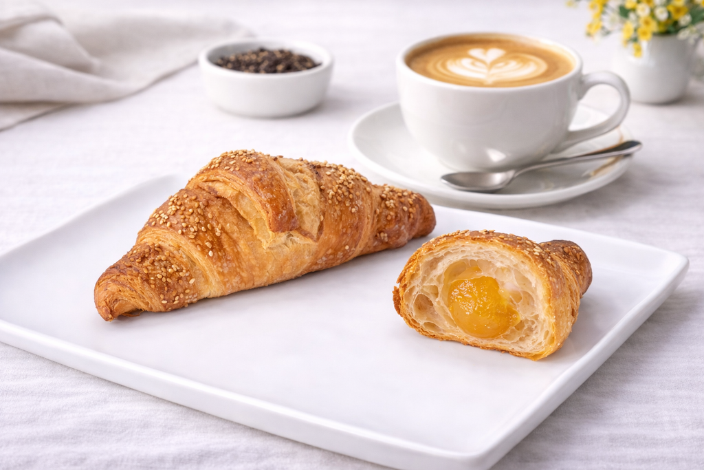 [56404] 56404 - Cornetto Vegano Dritto All'Arancia (80g*45pz)