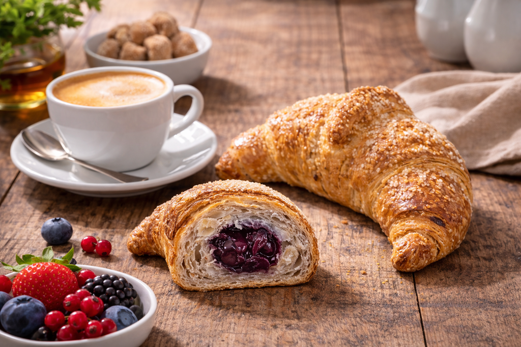 [56406] 56406 - Cornetto Curvo Multicereali Frutti Di Bosco (80g*52pz)