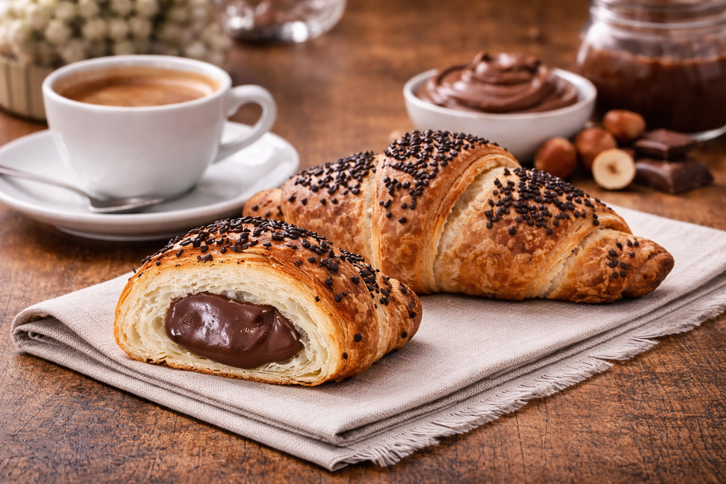 56398 - Cornetto Farcitissimi Crema Nocciola  (95g*52pz)